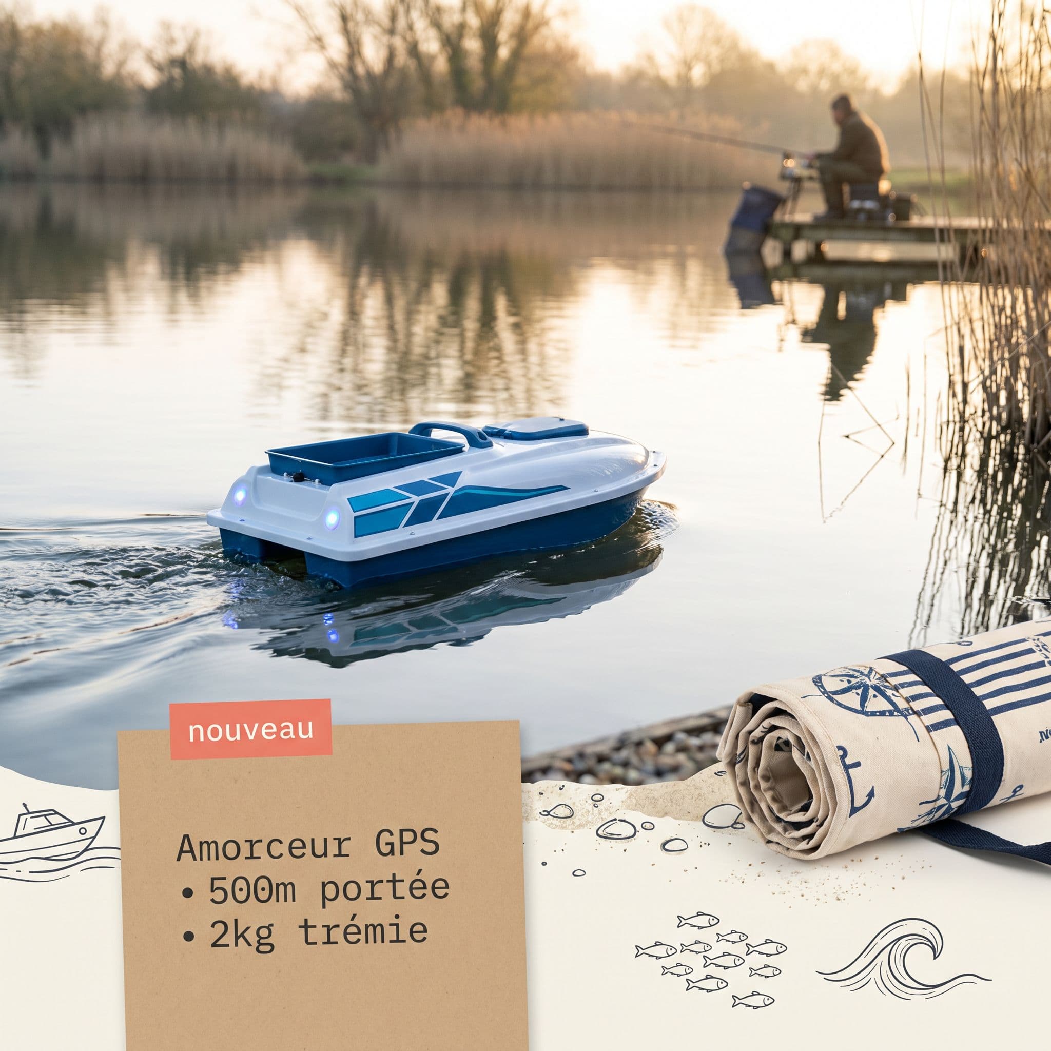 bateau télécommandé adulte